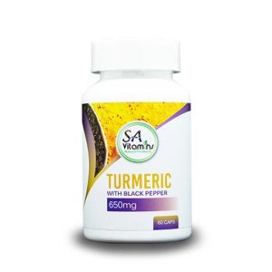 Turmeric with Black Pepper 650mg - 60 Capsules